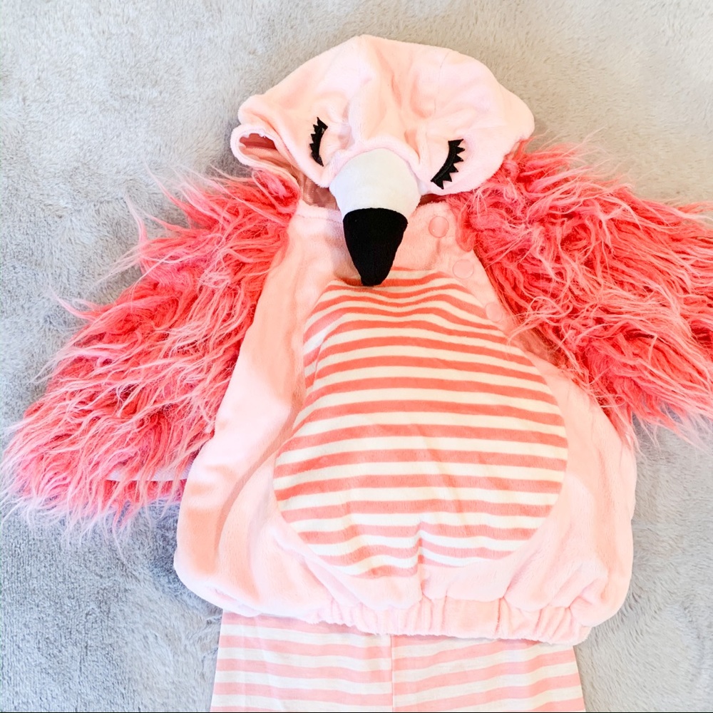 Target Baby Flamingo Halloween Costume 0-6 Months